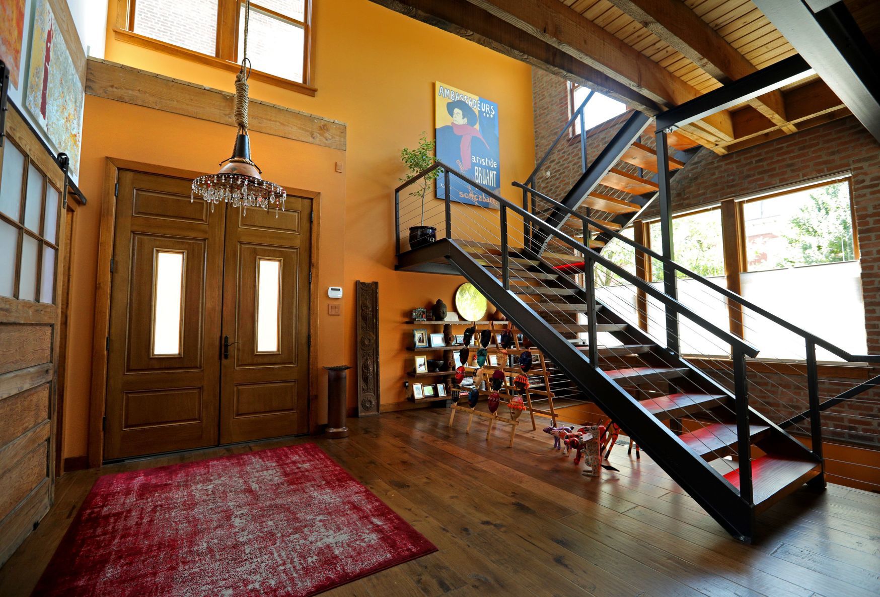 At home: Don and Phyllis' Benton Park loft